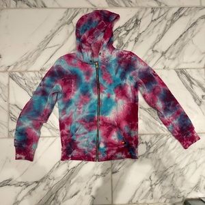 Kids Aviator Nation tie dye sweatsuit.